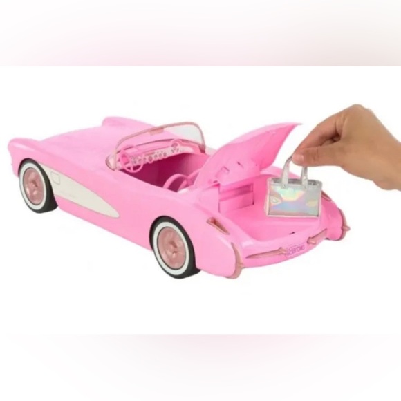 Barbie The Movie Hot Wheels RC Corvette Remote Control Toy Car New 2023 MATTEL - Picture 4 of 6